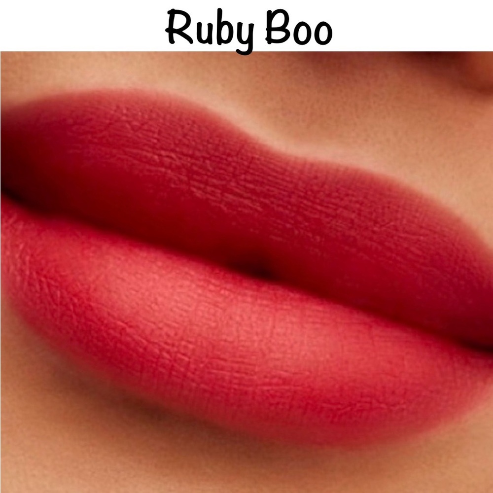 💋 RUBY BOO a MAC POWDER KISS LIP + CHEEK MOUSSE. RETAIL $27. **NEW. - Picture 4 of 8